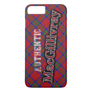 Capa iPhone 8 Plus/7 Plus Design escocês do Tartan de MacGillivray do clã