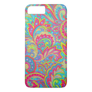 Capa iPhone 8 Plus/7 Plus Design floral colorido e bonito