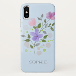 Capa Para iPhone Da Case-Mate Design Floral com o nome Sophie.