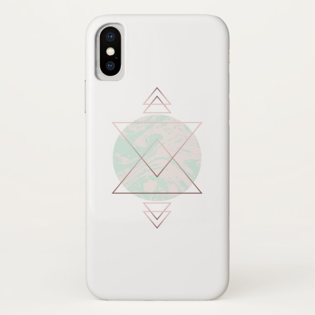 Capa Para iPhone, Case-Mate Design geométrico da arte abstracta (Verso)