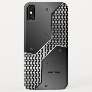 Capa Para iPhone Da Case-Mate Design geométrico preto & cinzento metálico