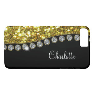 Capa iPhone 8 Plus/7 Plus Design glamoroso elegante de Bling