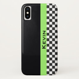 Capa Para iPhone X Design iPhone X com faixa de corridas verdes