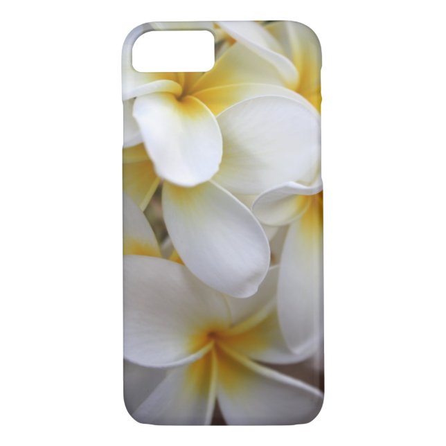 Capa Para iPhone, Case-Mate Design Tropical de Hawaii Plumerias Amarelo (Verso)