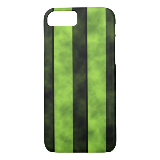 Capa Para iPhone, Case-Mate Design verde e faixa preta (Verso)