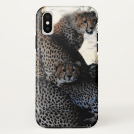 Capa Para iPhone Da Case-Mate Destino da Floresta de Cheetah Cat