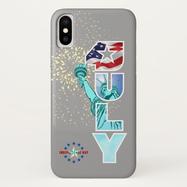 Capa Para iPhone, Case-Mate Dia da Independência | (Verso)