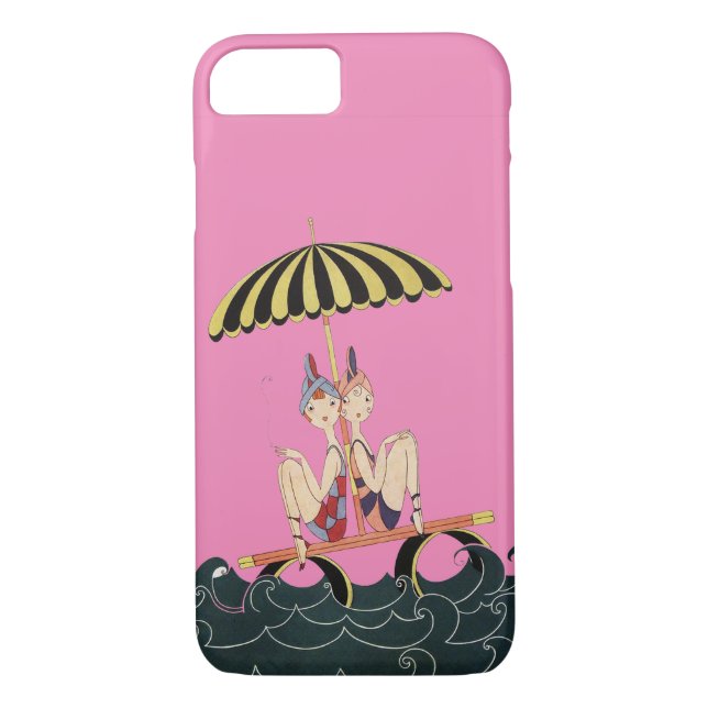 Capa Para iPhone, Case-Mate Dia das Meninas na Praia (Verso)