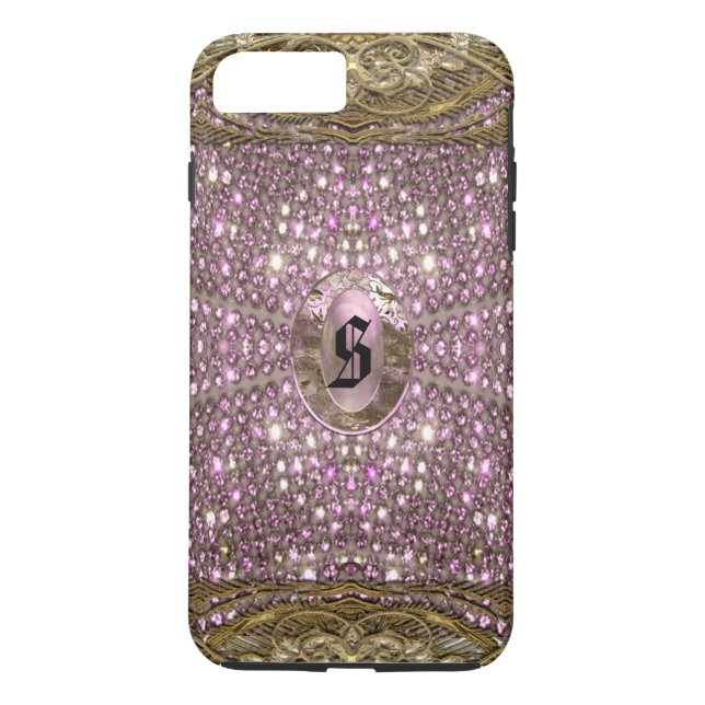 Capa Para iPhone, Case-Mate Digloos Pleurthye Elegante VII Monograma (Verso)