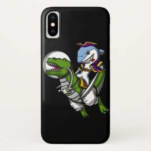 Capa Para iPhone Da Case-Mate Dinossauro de T-Rex do espaço da equitação do
