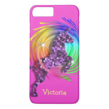 Diversão Trendy Rainbow Unicorn Personalizado