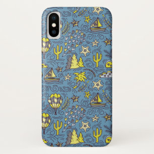 Capa Para iPhone X Divertimento do viagem