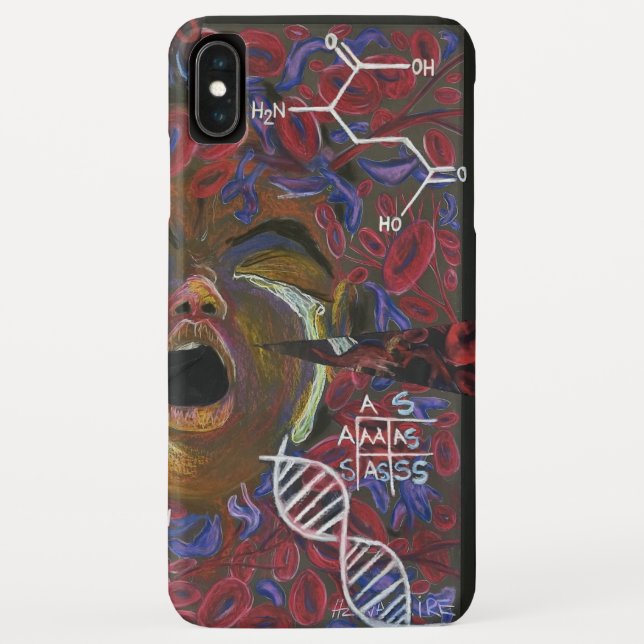 Capa Para iPhone, Case-Mate DNA de Arte de Células Falsiformes (Verso)