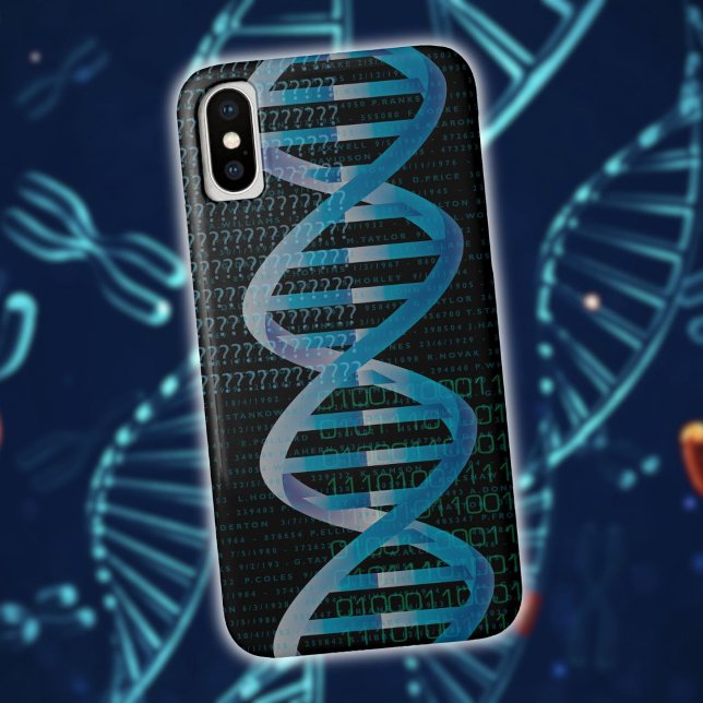 Capa Para iPhone, Case-Mate DNA ID Blue Science Moderna Legal (DNA ID Blue Science Modern Cool Case-Mate iPhone Case)