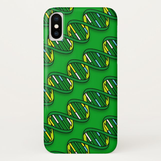 Capa Para iPhone, Case-Mate DNA verde (Verso)
