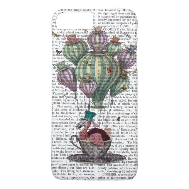 Capa Para iPhone, Case-Mate Dodo em Teacup com Dragonflies (Verso)