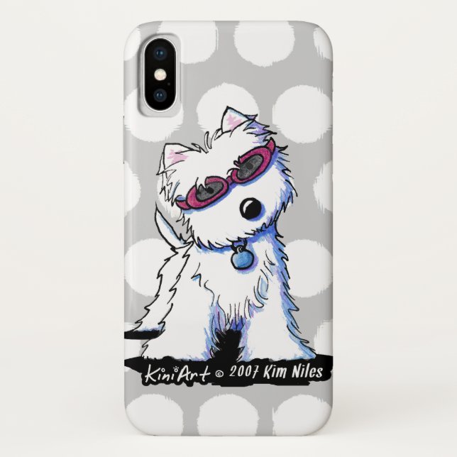 Capa Para iPhone, Case-Mate Doggles Westie (Verso)