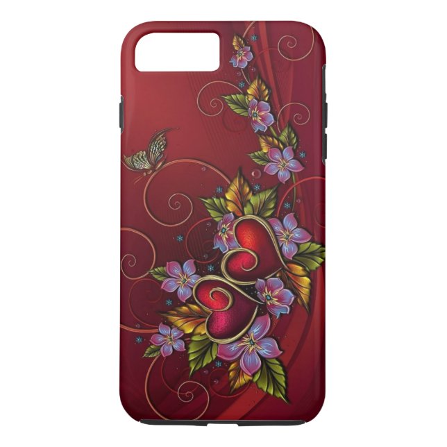 Capa Para iPhone, Case-Mate Dois corações (Verso)