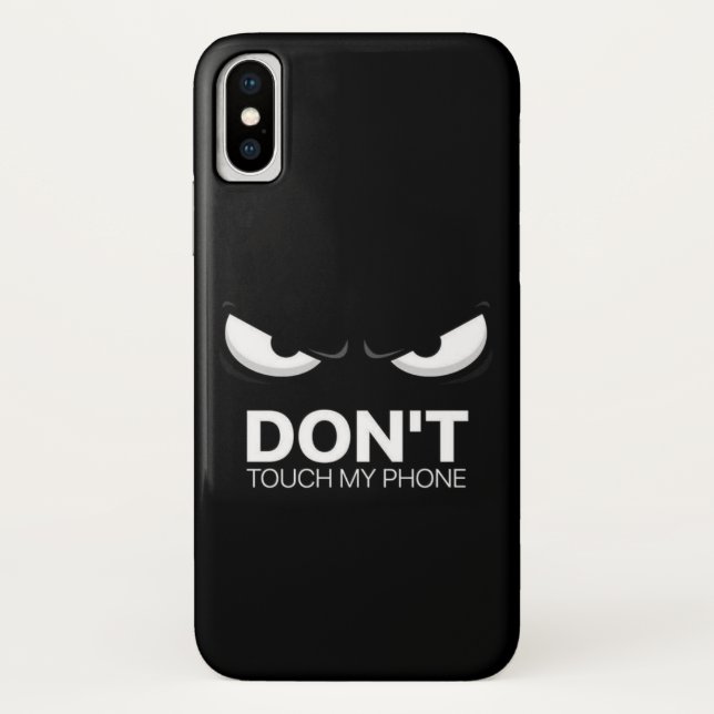 CAPA PARA iPhone, Case-Mate  DON'T TOUCH MY PHONE (Verso)