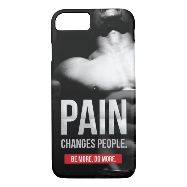 Capa Para iPhone, Case-Mate Dor Muda Pessoas - Motivação de Workout (Verso)