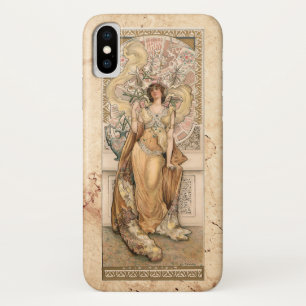 Capa Para iPhone Da Case-Mate Dourada beleza vitoriana de Nouveau