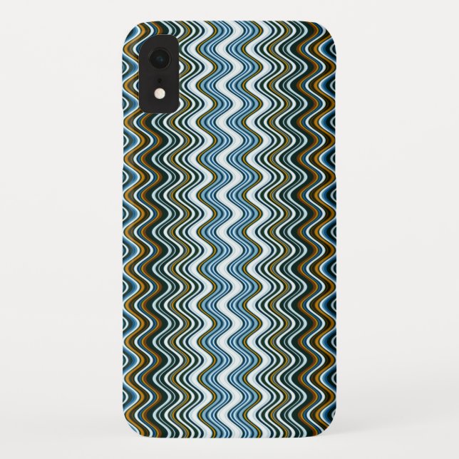 Capa Para iPhone, Case-Mate Douradas e azuis (Verso)