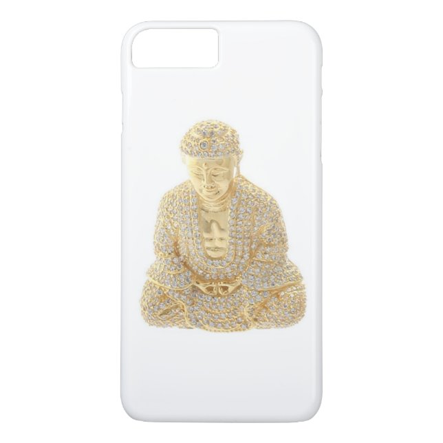 Capa Para iPhone, Case-Mate Dourado Buda Rhinestone (Verso)