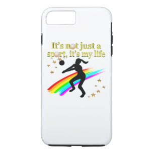 CAPA PARA iPhone DA Case-Mate DOURADO VOLLEYBALL É O MEU DESIGN DE VIDA