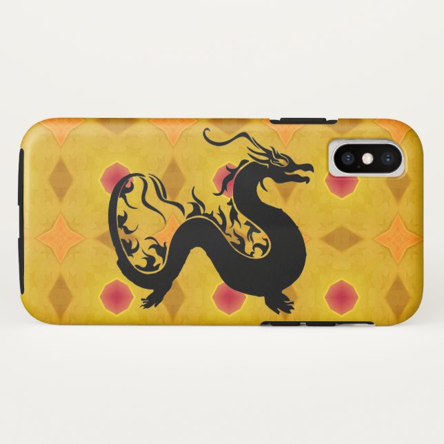 Capa Para iPhone, Case-Mate Dragão Asiático (Verso (Horizontal))