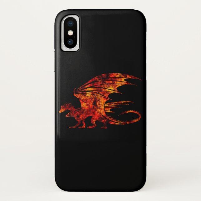 Capa Para iPhone, Case-Mate Dragão do fogo (Verso)