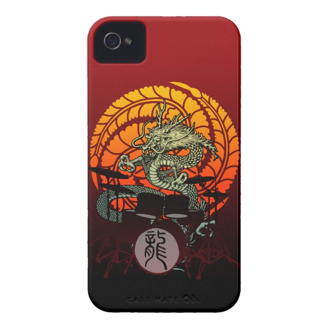Capa Para iPhone, Case-Mate Dragon Drum 04 (Traseira)
