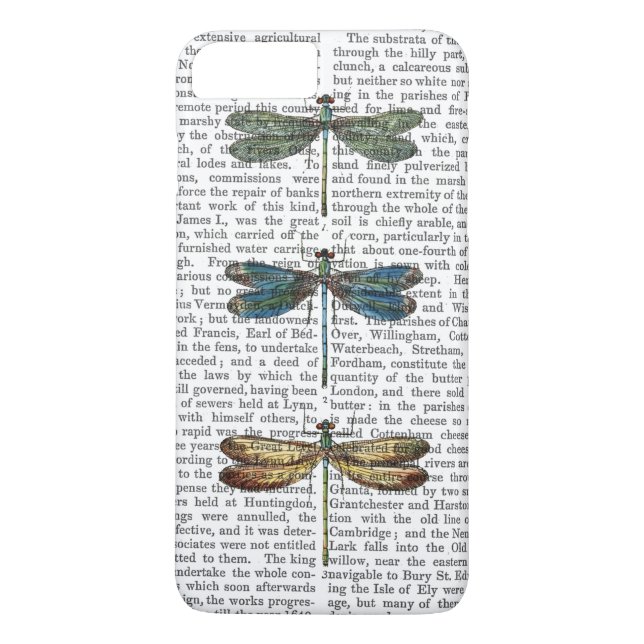 Capa Para iPhone, Case-Mate Dragonflies Impressão 2 (Verso)