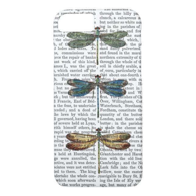 Capa Para iPhone, Case-Mate Dragonflies Impressão 2 (Verso)