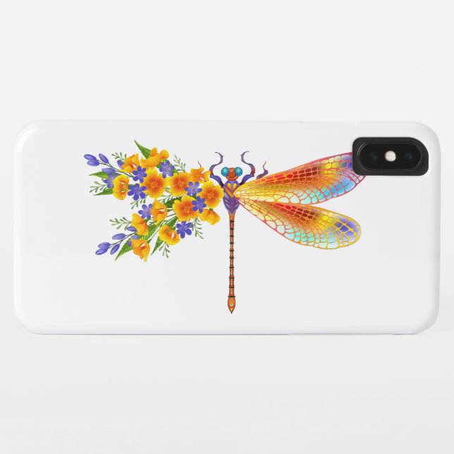 Capa Para iPhone, Case-Mate Dragonfly Amarelo (Verso (Horizontal))