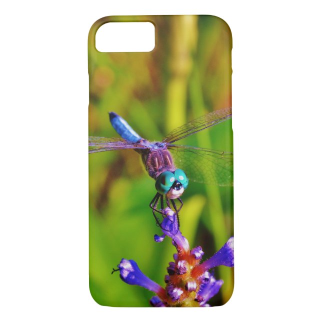 Capa Para iPhone, Case-Mate Dragonfly e flor (Verso)