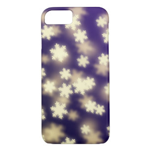 Capa Para iPhone Da Case-Mate Dreamy Blue Snowflake Bokeh Lights
