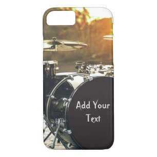 Capa iPhone 8/ 7 Drum Kit Drummer Rock Personalize Personalize