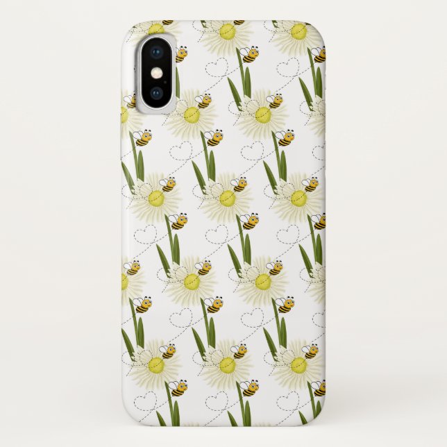 Capa Para iPhone, Case-Mate Duas abelhas pequenas e bonitas (Verso)