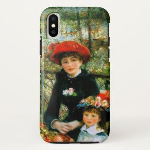 Capa Para iPhone X Duas Irmãs No Terrace