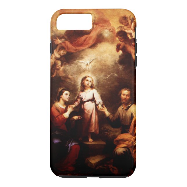 Capa Para iPhone, Case-Mate Duas Trinidades - A Santa Família - Murillo (Verso)