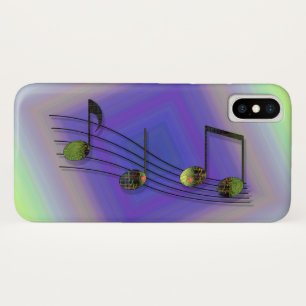 Capa Para iPhone X Dubstep nota o exemplo da case mate do iPhone