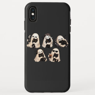 Capa Para iPhone Da Case-Mate Duo de Halloween Aconchegante de Gato Fantasma