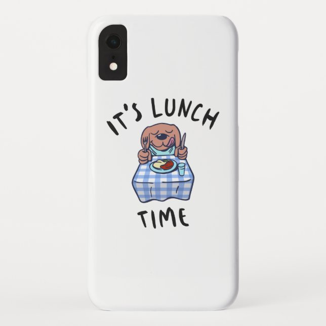 Capa Para iPhone, Case-Mate É hora do almoço (Verso)