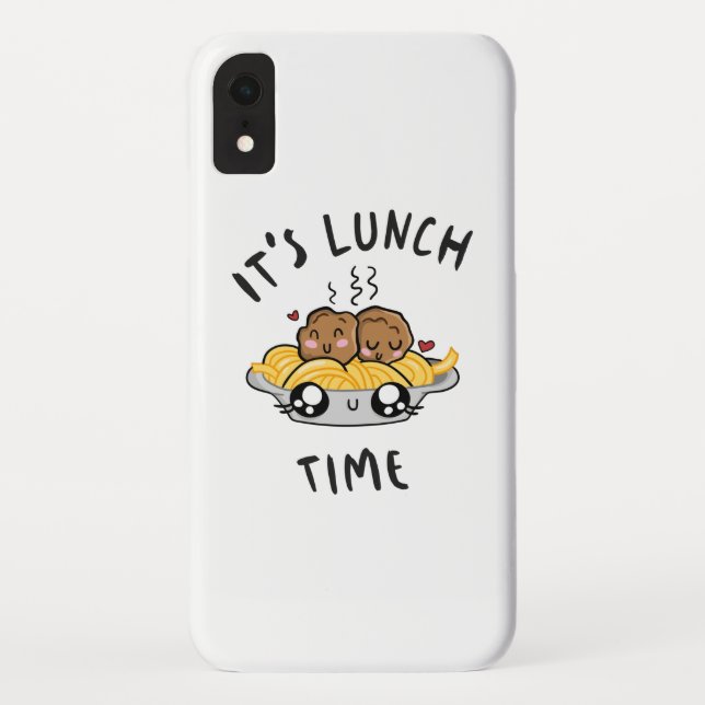 Capa Para iPhone, Case-Mate É hora do almoço (Verso)