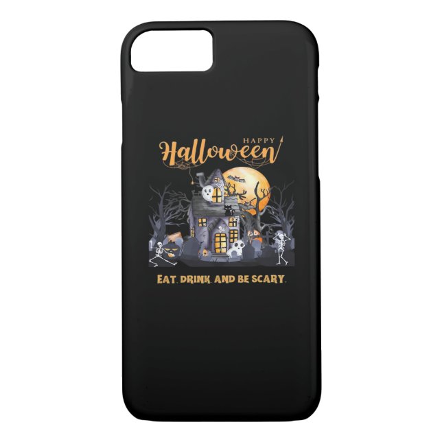 Capa Para iPhone, Case-Mate Eat Drink And Be Scary Classic (Verso)