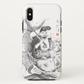 Capa Para iPhone Da Case-Mate Ebisu - Deus da Pesca e Comércio (pintura a tinta)