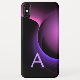 Capa Para iPhone Da Case-Mate ECLIPSE MONOGRAM Púrpura preto vibrante
