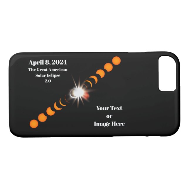 Capa Para iPhone, Case-Mate Eclipse Solar Total 2024 (Verso (Horizontal))