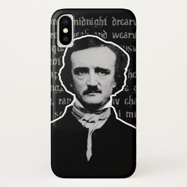 Capa Para iPhone, Case-Mate Edgar Allan Poe (Verso)