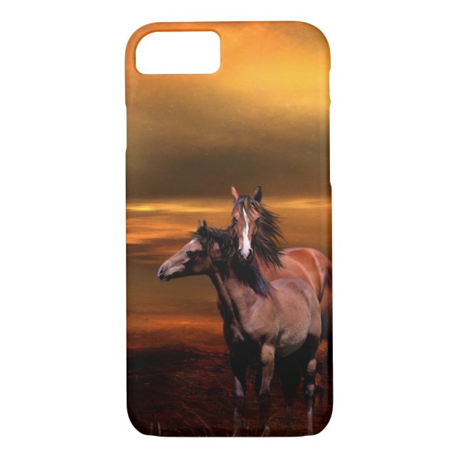 Capa Para iPhone, Case-Mate égua e cavalo jovem (Verso)